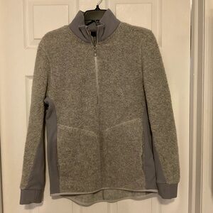 lululemon athletica Men's Gray Zip-Up Sweater